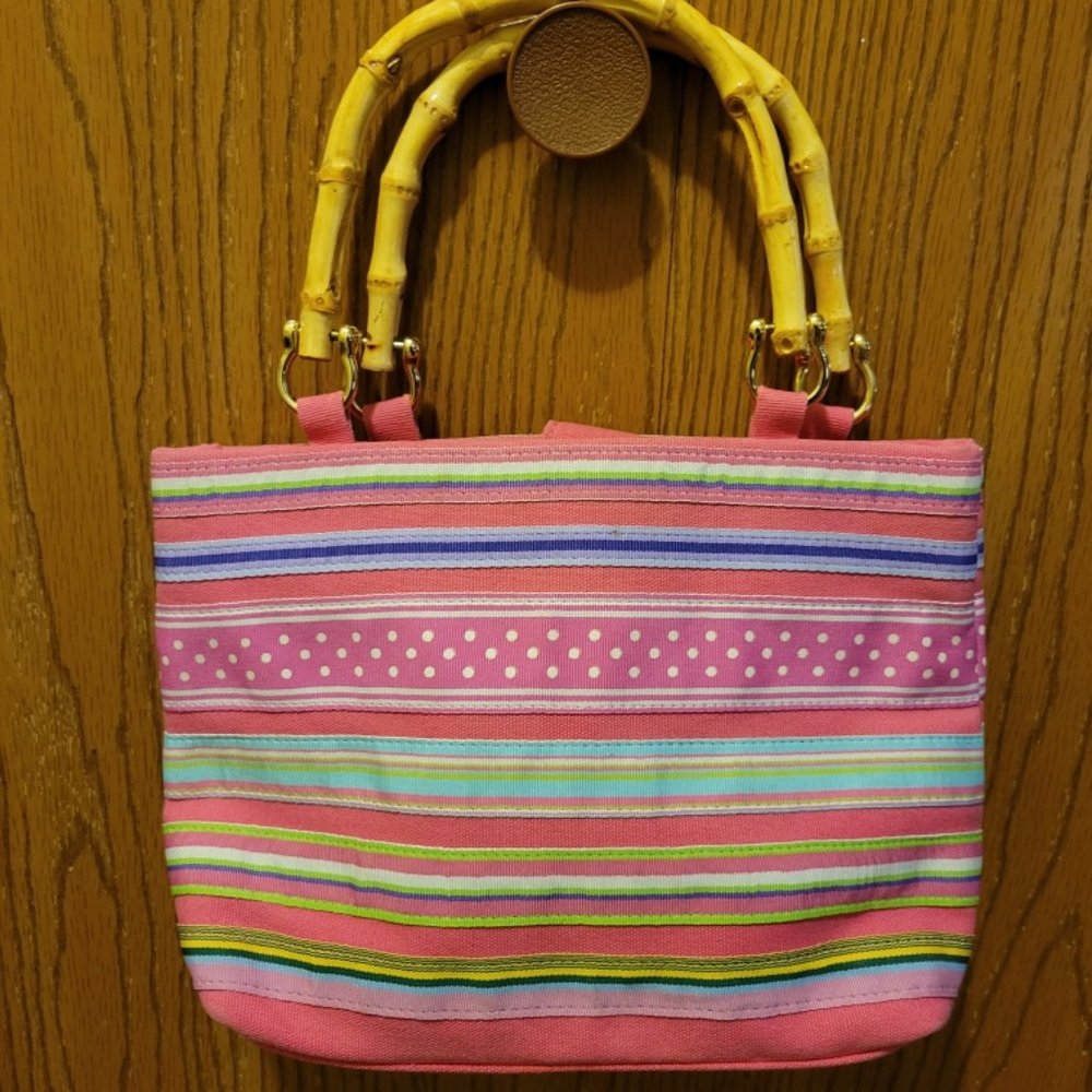 Bamboo Handle Purse